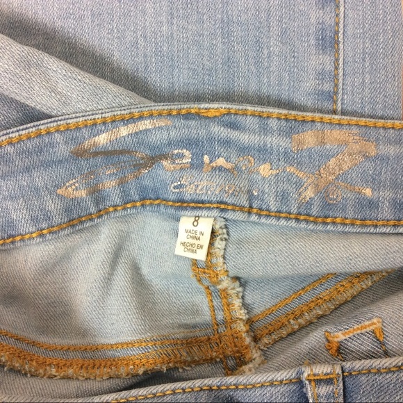 Seven High Rise Wide Leg Cropped Split Side Jeans - Picture 5 of 5